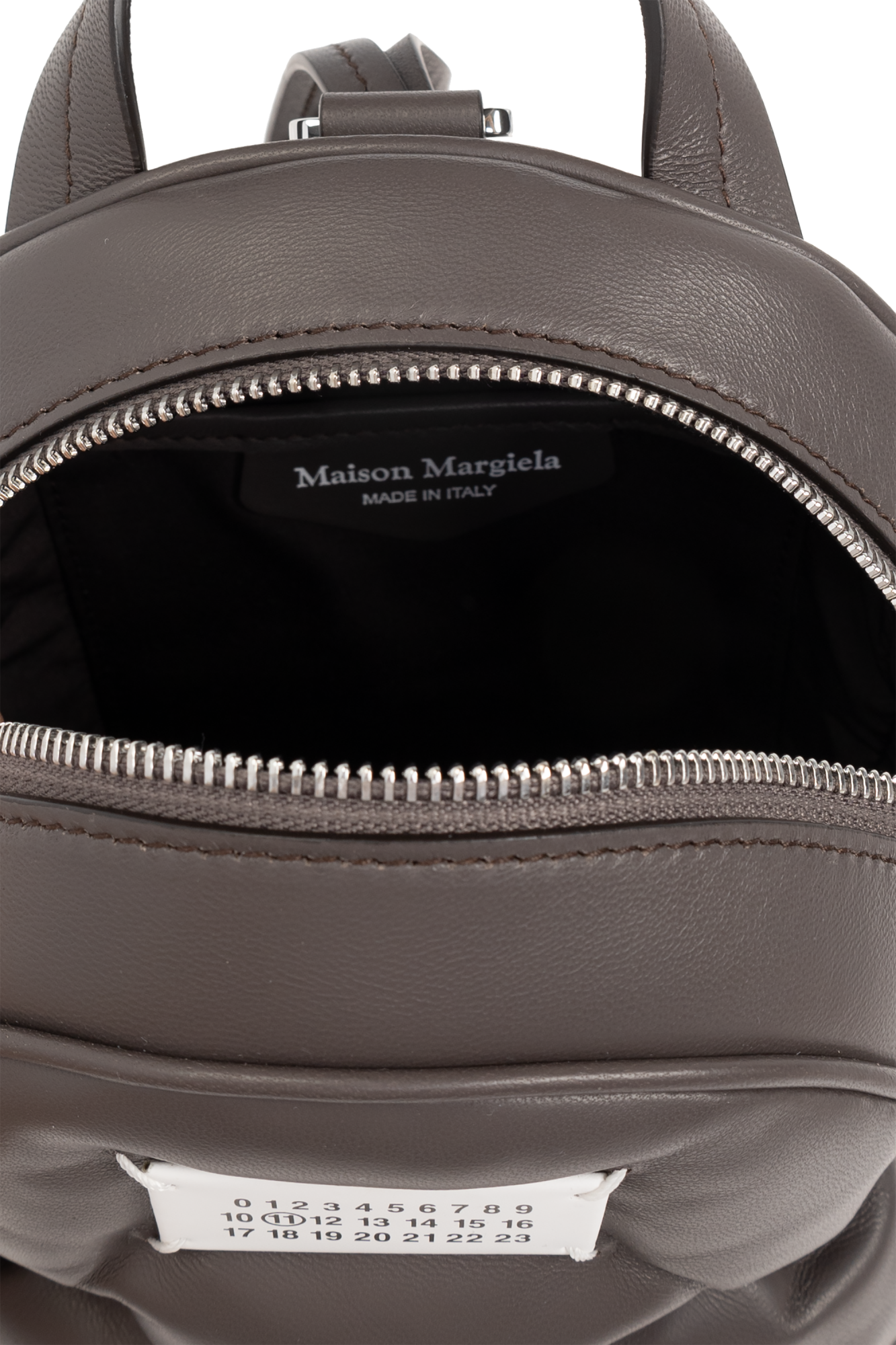 Maison Margiela Leather backpack with the option to be worn